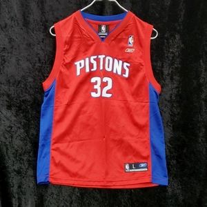 Reebok Detroit Pistons 32 RICHARD HAMILTON NBA Jersey Youth Kids Boys Lg 14-16